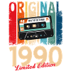 35th Birthday Cassette October Year 1990