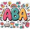 Proud ABA therapist in action
