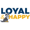Loyal and Happy Dog Cartoon Logo