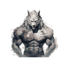 Muscle de loup Musculation Bête