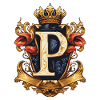 P Buchstabe Name Krone