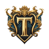 T Buchstabe Name Krone