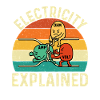 Electricity Explained Funny Engineer STEM Quote