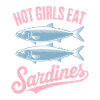 Sardines Pop Art Text