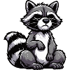 raccoon, raccoon, woodland animal, funny raccoon