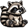 raccoon, raccoon, woodland animal, funny raccoon