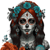 Sugar Skull Queen Portrait