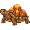 Magic Crystal Turtle Fantasy Animal
