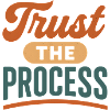 Trust the Process Retro Print