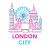 London Neon Skyline