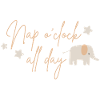 Nap o'clock all day, elephant beige