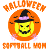 Conception de maman de softball d’Halloween
