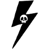 Minimalist Skull Lightning