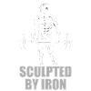 Iron Sculpted Barbell Motif