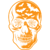Spiderweb Skull Halloween