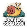 Slow and Steady Snail Cheer