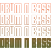 Drum N Bass Gradient Grid