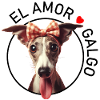 Galgo Love Dog Bow Ribbon