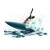 Surfeur Tempête Vague Surfeur