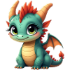 Mignon bébé dragon