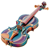 Rainbow Violin Art
