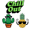 Chill Out Cactus and Pineapple
