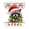 Raccoon - Overstimulated but Festive