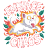 Embrace Chaos - Funny Cat T-Shirt