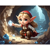 Small Elf Diamond Treasure