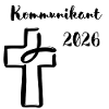 Communicant 2026 First Communion Fish Cross