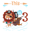 3rd Birthday Pirate
