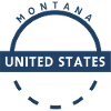 Montana US Emblem Round Ring