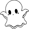 Halloween_T shirt_Gespenst_spooky_cute_weiss_su