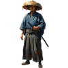 samurai-krieger-mit-strohhut-realistisch