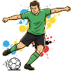 fussballspieler-comic-farbspritzer-gruen
