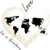 Love has no boundaries heart gold