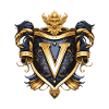 V Letter Name Crown