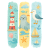 Maritime Lighthouse Seal Seagull Coast