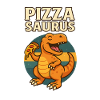 Pizza Saurus Dino with pizza