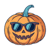 Pumpkin Wacky Sunglasses