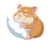 Hamster Sleeping