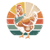 Retro Huhn mit Bandana