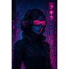 Cyberpunk Neon Pilot