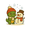 Dino Doni and the Snowman