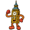 Big talking clock tower