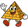 Talking wacky pyramid