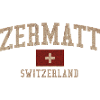 Zermatt Swiss Textured Logo