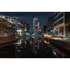 Urban Reflection At Night