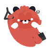 Tirede Panda roux