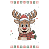 Naughty Nice Whatever Reindeer